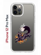 Чехол-накладка iPhone 12 Pro Max Kruche Print Fox