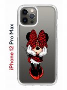 Чехол-накладка iPhone 12 Pro Max Kruche Print Минни