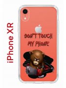 Чехол-накладка iPhone XR Kruche Print Не бери мой телефон