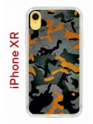 Чехол-накладка iPhone XR Kruche Print Камуфляж
