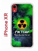 Чехол-накладка iPhone XR Kruche Print Toxic