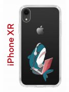 Чехол-накладка iPhone XR Kruche Print Акула