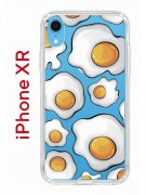 Чехол-накладка iPhone XR Kruche Print Глазунья