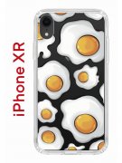 Чехол-накладка iPhone XR Kruche Print Глазунья