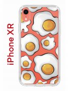 Чехол-накладка iPhone XR Kruche Print Глазунья