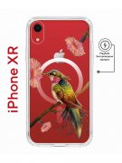 Чехол-накладка iPhone XR Kruche Magnet Print Колибри