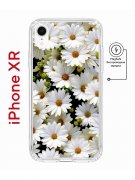 Чехол-накладка iPhone XR Kruche Magnet Print Ромашки