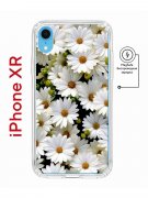 Чехол-накладка iPhone XR Kruche Magnet Print Ромашки