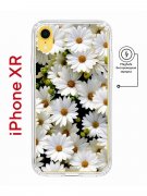 Чехол-накладка iPhone XR Kruche Magnet Print Ромашки