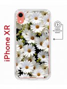 Чехол-накладка iPhone XR Kruche Magnet Print Ромашки
