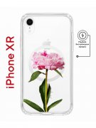 Чехол-накладка iPhone XR Kruche Magnet Print Пион