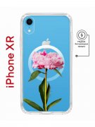 Чехол-накладка iPhone XR Kruche Magnet Print Пион