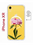 Чехол-накладка iPhone XR Kruche Magnet Print Пион