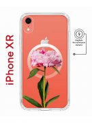 Чехол-накладка iPhone XR Kruche Magnet Print Пион