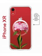 Чехол-накладка iPhone XR Kruche Magnet Print Пион