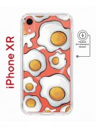Чехол-накладка iPhone XR Kruche Magnet Print Глазунья