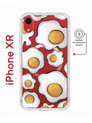 Чехол-накладка iPhone XR Kruche Magnet Print Глазунья
