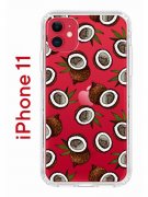 Чехол-накладка iPhone 11 Kruche Print Кокосы