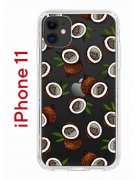 Чехол-накладка iPhone 11 Kruche Print Кокосы