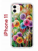 Чехол-накладка iPhone 11 Kruche Print Одуванчики