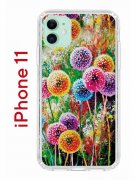 Чехол-накладка iPhone 11 Kruche Print Одуванчики