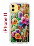 Чехол-накладка iPhone 11 Kruche Print Одуванчики