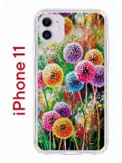 Чехол-накладка iPhone 11 Kruche Print Одуванчики