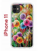 Чехол-накладка iPhone 11 Kruche Print Одуванчики