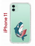 Чехол-накладка iPhone 11 Kruche Print Акула