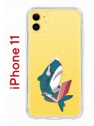 Чехол-накладка iPhone 11 Kruche Print Акула