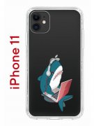 Чехол-накладка iPhone 11 Kruche Print Акула