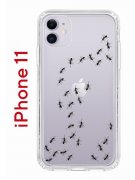 Чехол-накладка iPhone 11 Kruche Print Муравьи