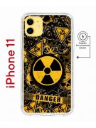 Чехол-накладка iPhone 11 Kruche Magnet Print Danger