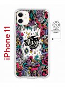 Чехол-накладка iPhone 11 Kruche Magnet Print Music