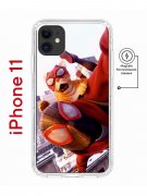 Чехол-накладка iPhone 11 Kruche Magnet Print Человек паук