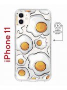Чехол-накладка Apple iPhone 11 (598890) Kruche PRINT Глазунья