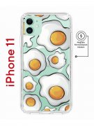Чехол-накладка Apple iPhone 11 (598890) Kruche PRINT Глазунья