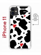 Чехол-накладка Apple iPhone 11 (598890) Kruche PRINT Корова
