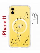 Чехол-накладка iPhone 11 Kruche Magnet Print Муравьи