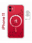 Чехол-накладка iPhone 11 Kruche Magnet Print Муравьи