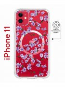 Чехол-накладка iPhone 11 Kruche Magnet Print Сакура