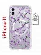 Чехол-накладка iPhone 11 Kruche Magnet Print Сакура
