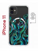 Чехол-накладка iPhone 11 Kruche Magnet Print Щупальца