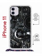 Чехол-накладка iPhone 11 Kruche Magrope Print Двигатель