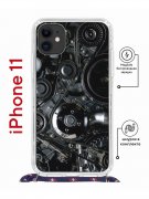 Чехол-накладка iPhone 11 Kruche Magrope Print Двигатель