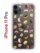 Чехол-накладка iPhone 11 Pro Kruche Print Cake