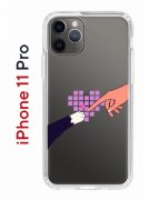 Чехол-накладка Apple iPhone 11 Pro (580658) Kruche PRINT Котолюбовь