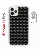 Чехол-накладка iPhone 11 Pro Kruche Magnet Print Карбон