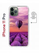 Чехол-накладка iPhone 11 Pro Kruche Magnet Print Лавандовый рай