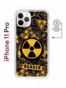 Чехол-накладка iPhone 11 Pro Kruche Magnet Print Danger